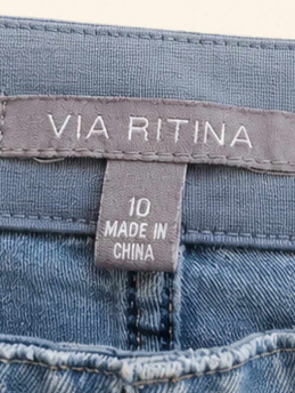 Boho Wide Festival Leg Cropped Frayed Jeans Raw Hem Festival Denim Via Ritina 10 - Picture 5 of 9